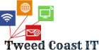 Logo for Tweed Coast IT computer repairs and website design